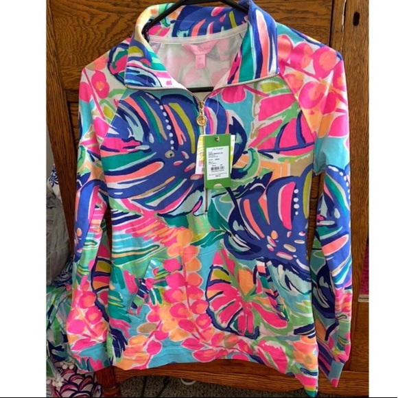 Lilly Pulitzer Exotic Garden Popover Size XS - Picture 1 of 2